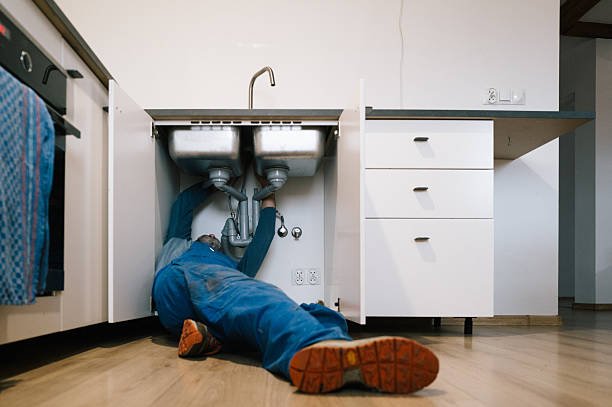 Professional Drain Cleaning technician working in East Hampton, CT